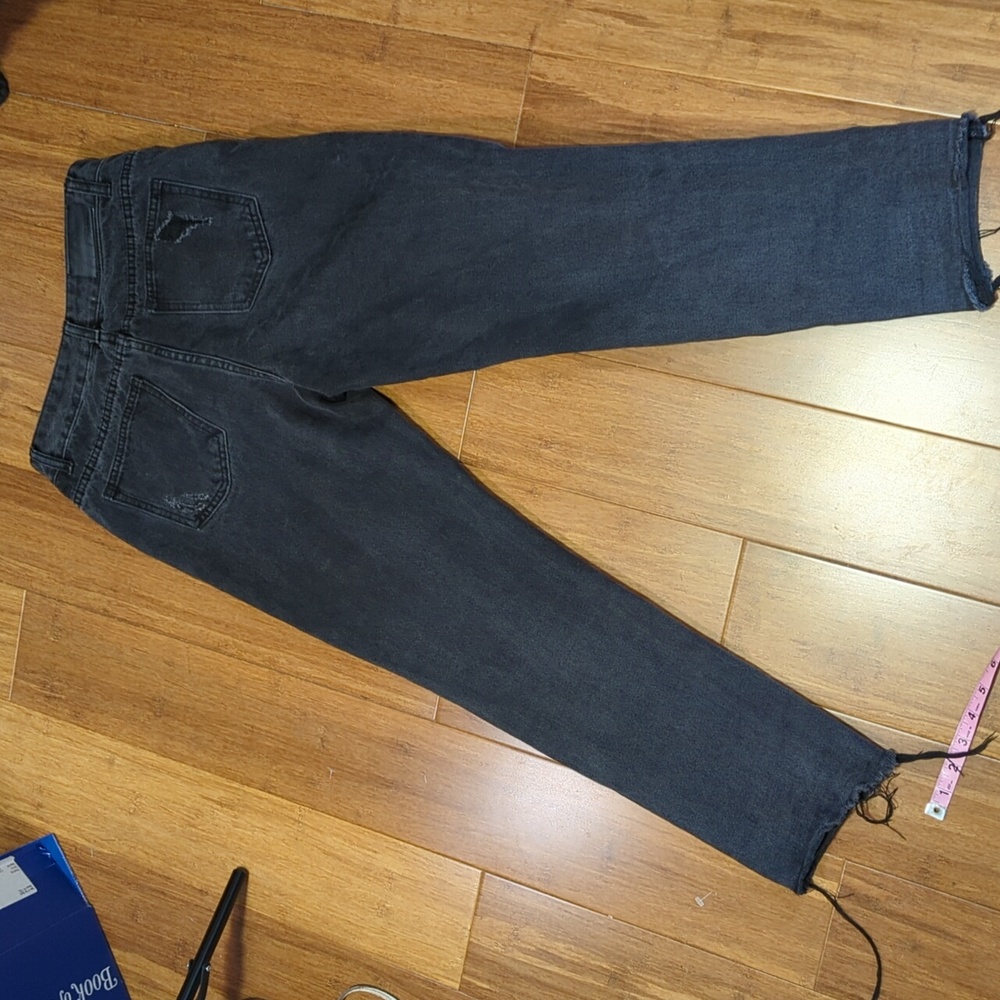 Nasty Gal Black (Faded) Distressed Jeans - Picture 8 of 9